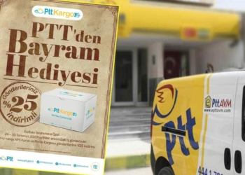 PTT Kurban Bayramı’na özel düzenlediği kampanya kapsamında, 24 – 30 Temmuz'da gerçekleştirilecek APS Kurye ve posta gönderilerinde yüzde 25 indirim uygulayacak.