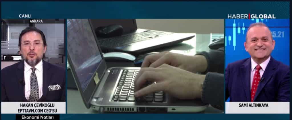 ePttAVM CEO'su Hakan Çevikoğlu Haber Global'de Sami Altınkaya'nın canlı yayın konuğu oldu.