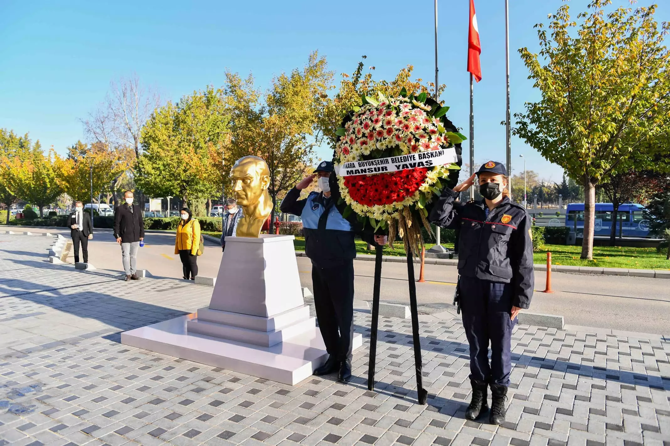 Başkent ankara vefatının 82. Yıl dönümünde gazi mustafa kemal atatürk’ü saygı ve minnetle andı.