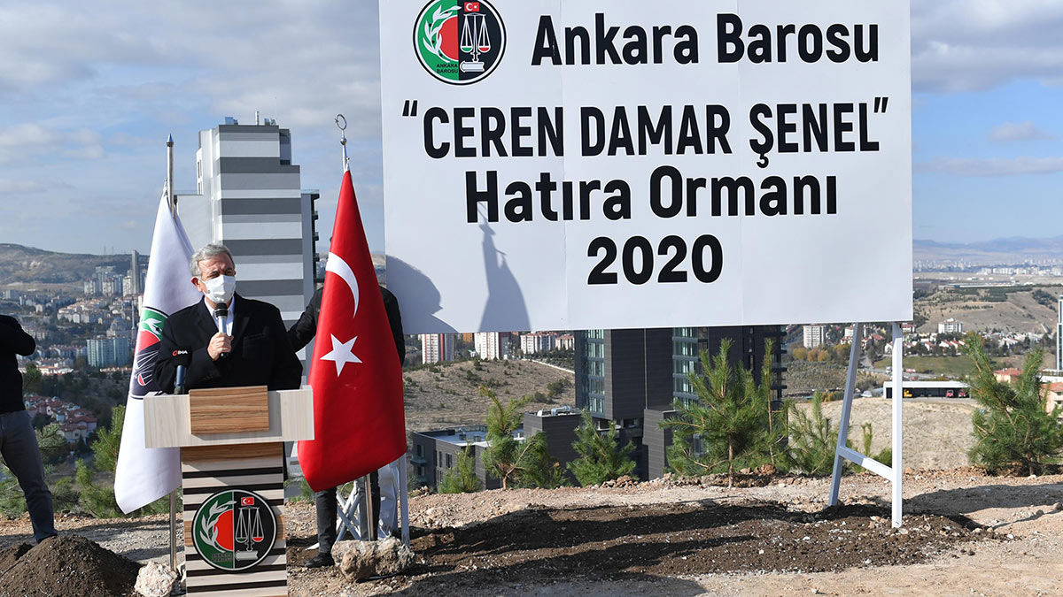 Ceren Damar hatıra ormanı oluşturuldu