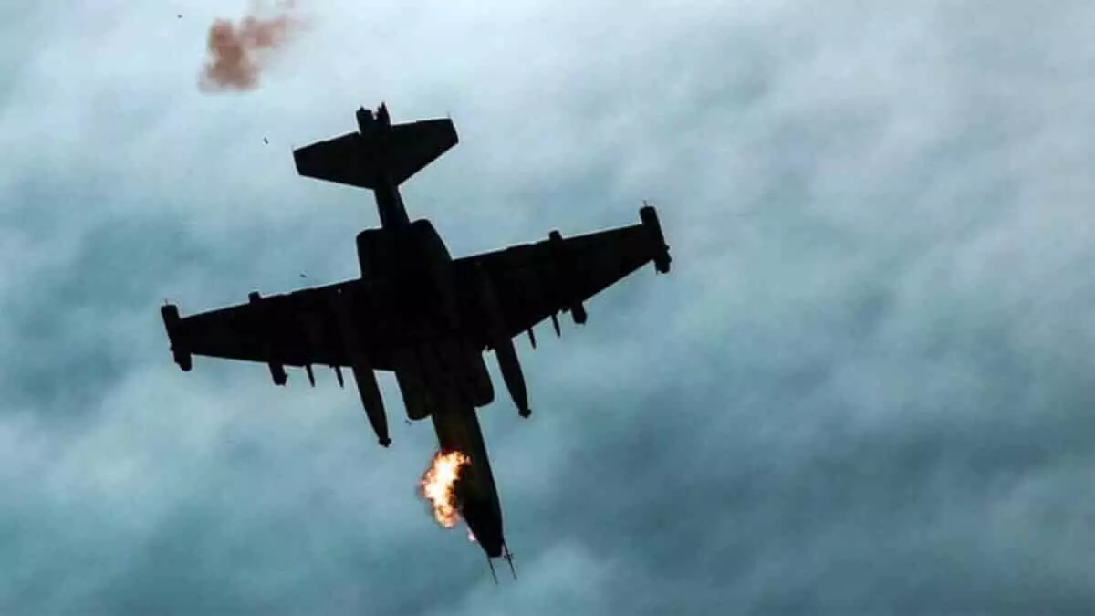 Ermenistan'a ait su-25 uçağı düşürüldü