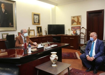 Han Belediye Başkanı Erdal Şanlı'dan Büyükerşen'e ziyaret