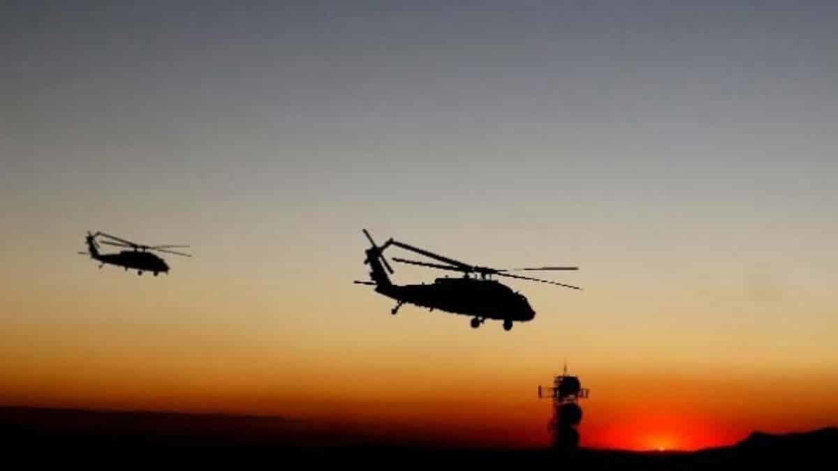 Mısır’ın Sina Yarımadası'nda, Çokuluslu Kuvvet ve Gözlemciler’e (MFO) ait olduğu belirtilen helikopter düştü.