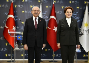 CHP Genel Başkanı Kemal Kılıçdaroğlu ve İYİ Parti Genel Başkanı Meral Akşener, görüşmenin ardından ortak basın toplantısı düzenledi.