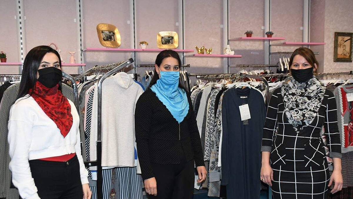 Antiviral kumaştan maske