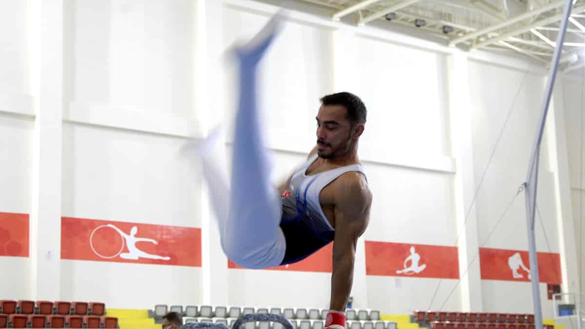 Artistik Cimnastik Genç ve Büyük Erkekler milli takımının hedefi şampiyonayı madalya ile tamamlamak