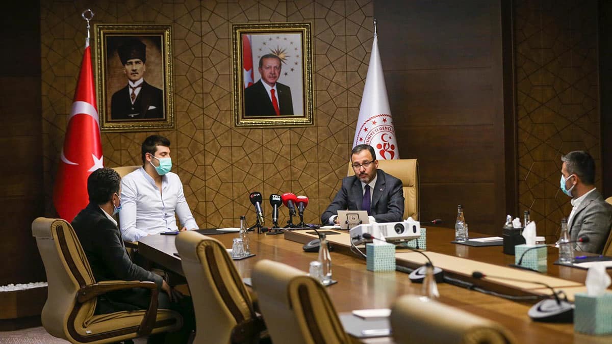 Kasapoğlu, Emre Sakçı'yı kabul etti