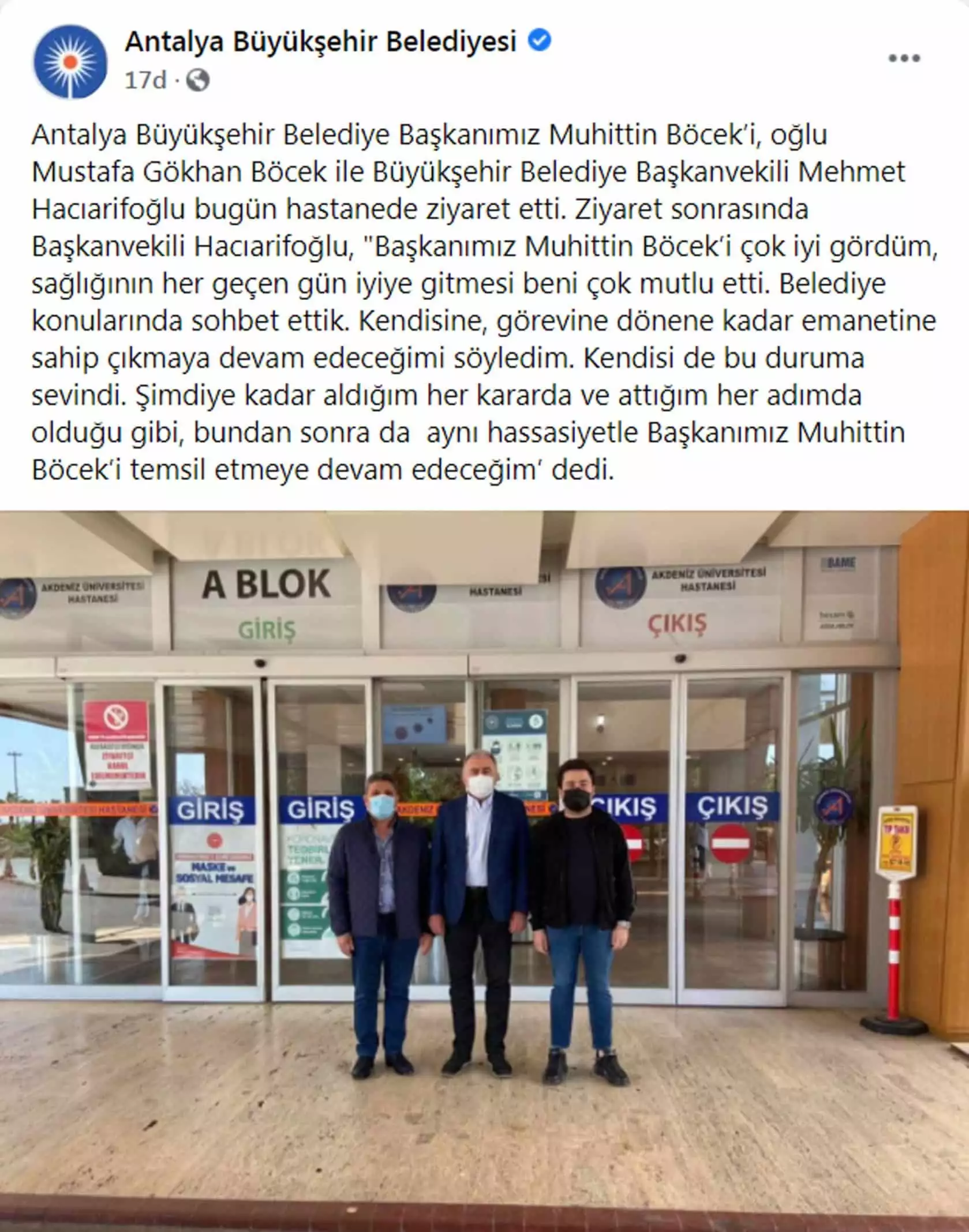 Emanetine sahip çıkmaya devam edeceğim