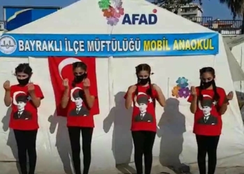 Çadır kentte yaşayan çocuklar duygulandırdı