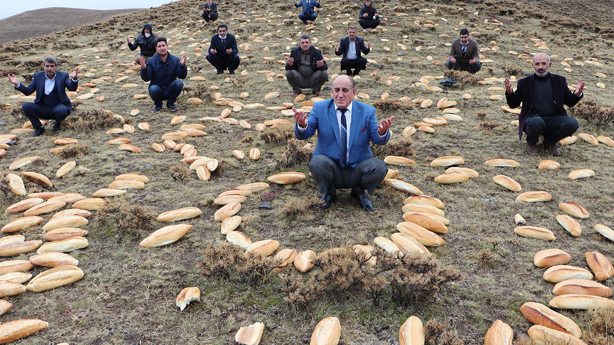 Yaban hayvanlar için 2001 ekmek bıraktılar