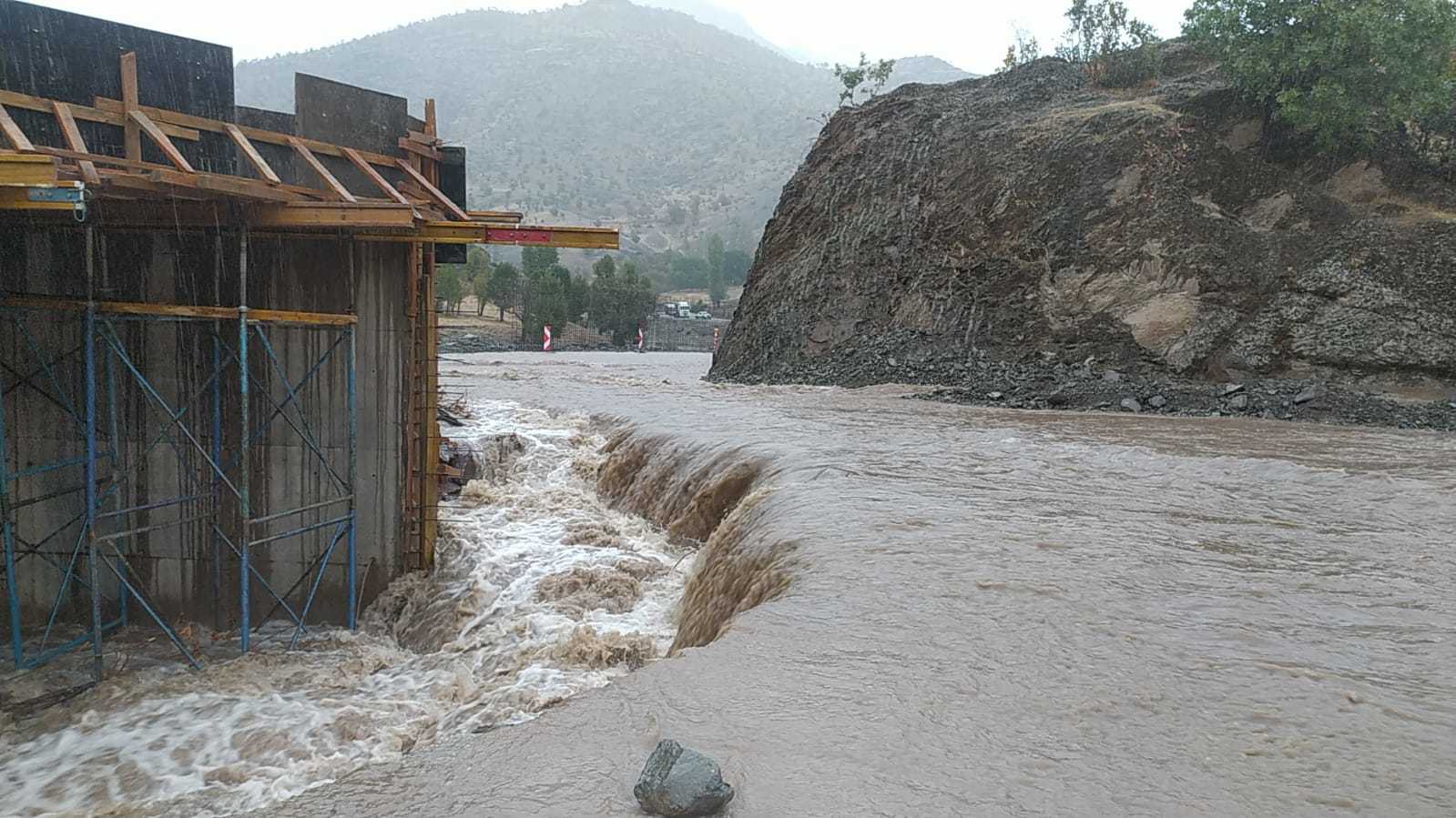 Hakkari'de sağanak sele neden oldu
