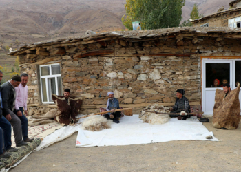 Van'ın Bahçesaray ilçesinde Efendi Ceylan (77) ve Tamer Aslan (70), çocuk yaşlarda öğrendikleri hallaçlığı (pamuk atıcılığı) 50 yıldır sürdürerek, kaybolmak üzere olan mesleği geleceğe taşımaya çalışıyor.