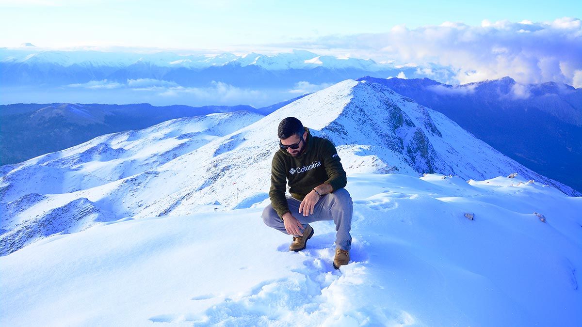 Kemer'de iki mevsim bir arada