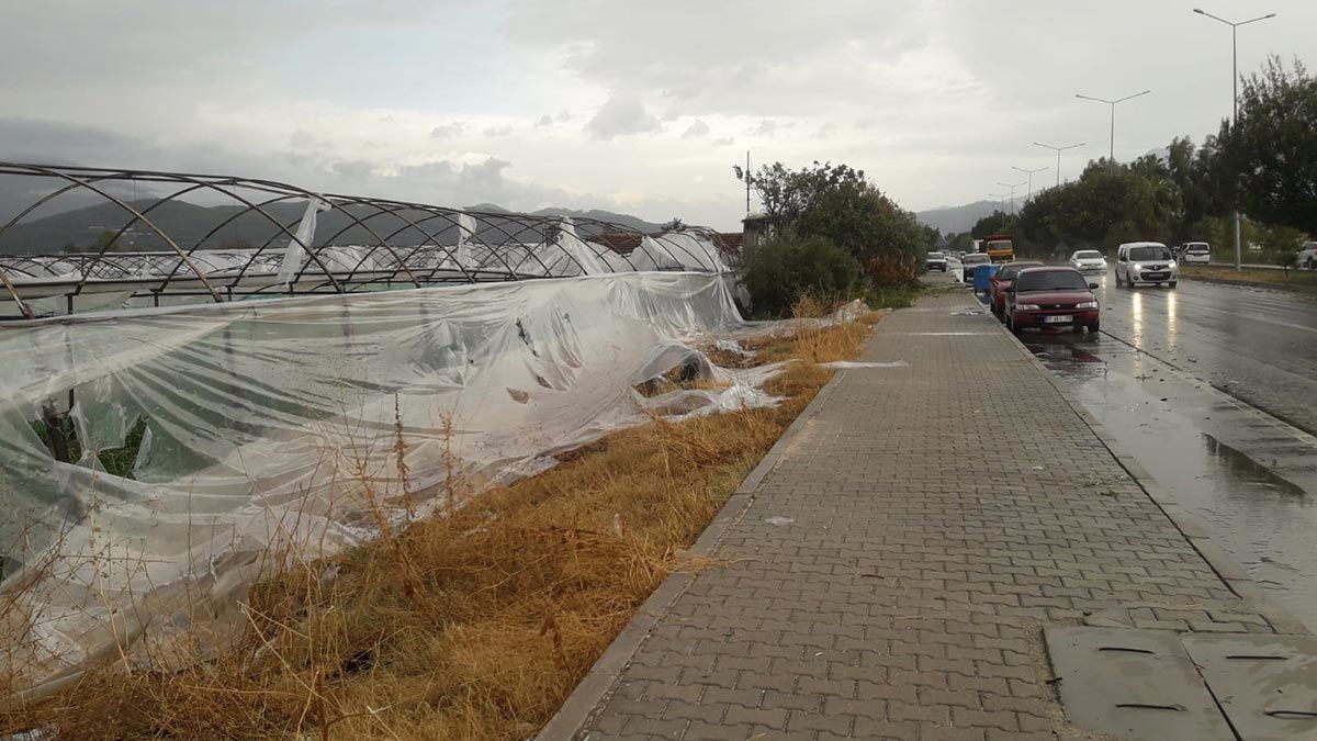 Şiddetli yağış ve fırtınanın zararı 100 milyon TL