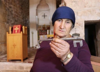 1700 yıllık Mor Hadbşabo Kilisesi'nin bakımını yapıyor