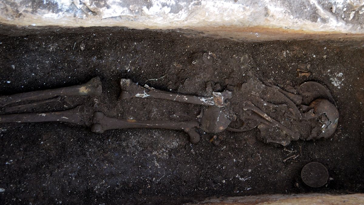 Perre Antik Kenti'nde 1500 yıllık iskelet bulundu