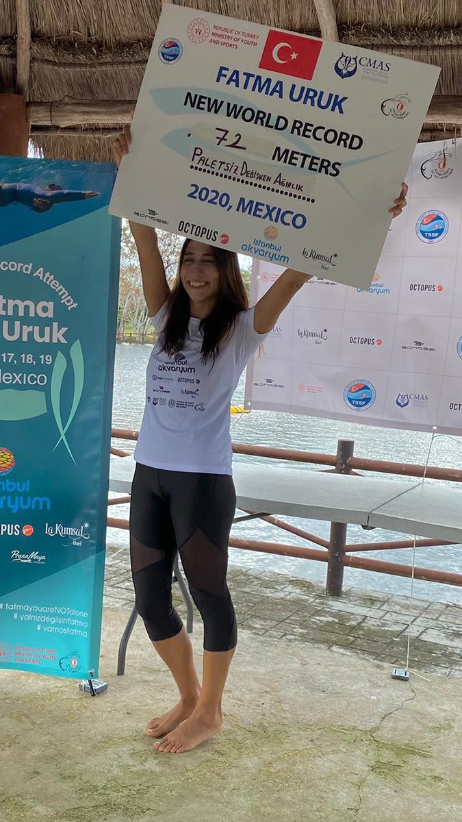 Fatma Uruk, "Henüz kutlama yok, daha bitmedi iki tane daha var" dedi.