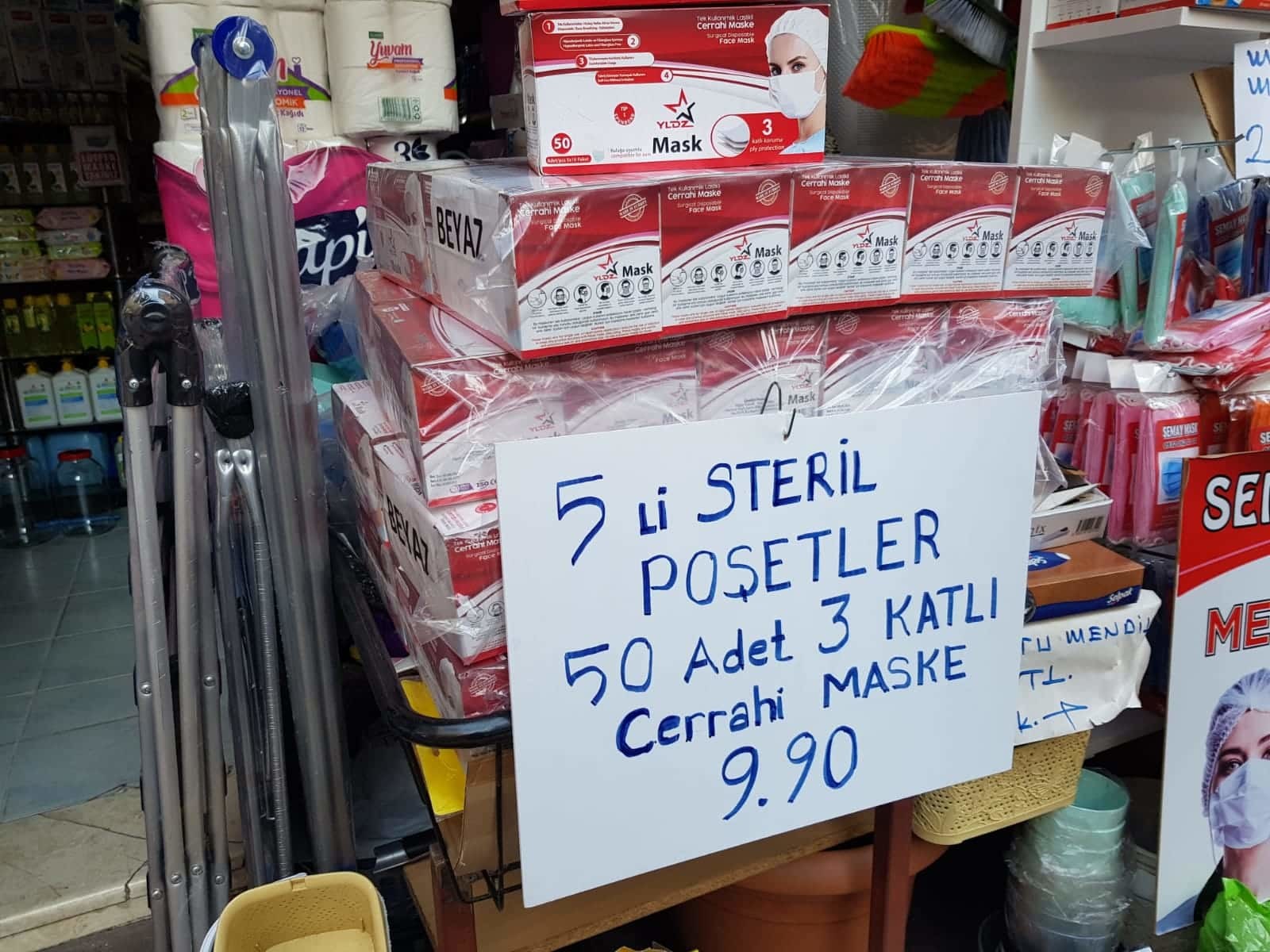 Cerrahi maskenin fiyatı 10 TL'ye kadar düştü
