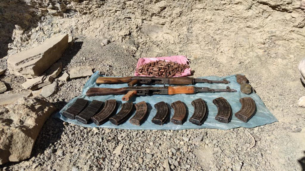 PKK'ya ait silah ve mühimmat ele geçirildi