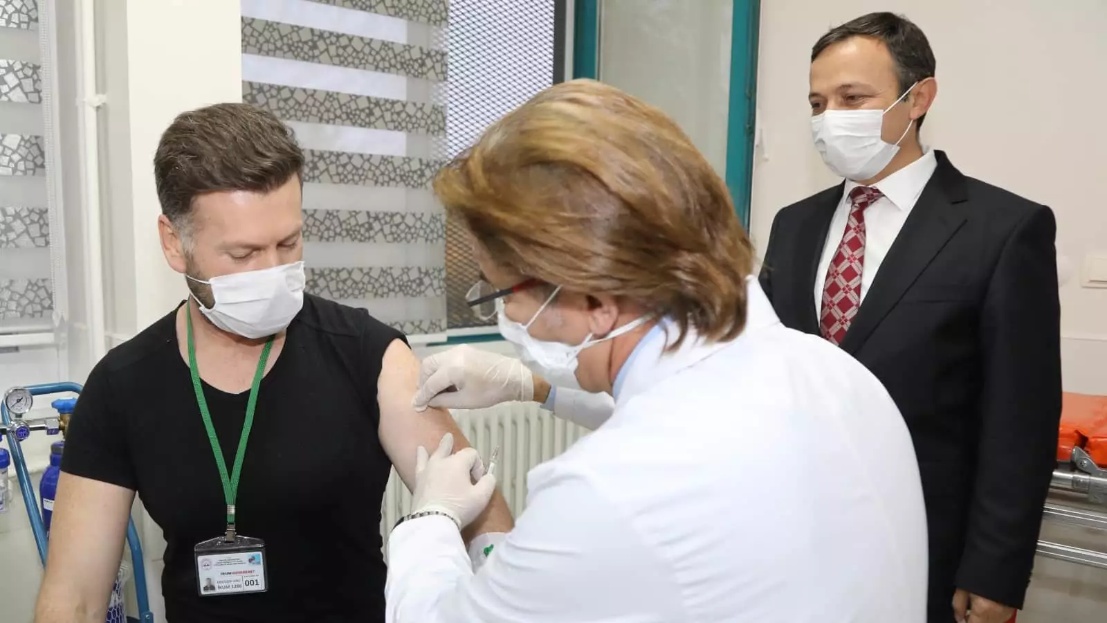 Erucov-vac inaktif aşısının ilk dozu uygulandı