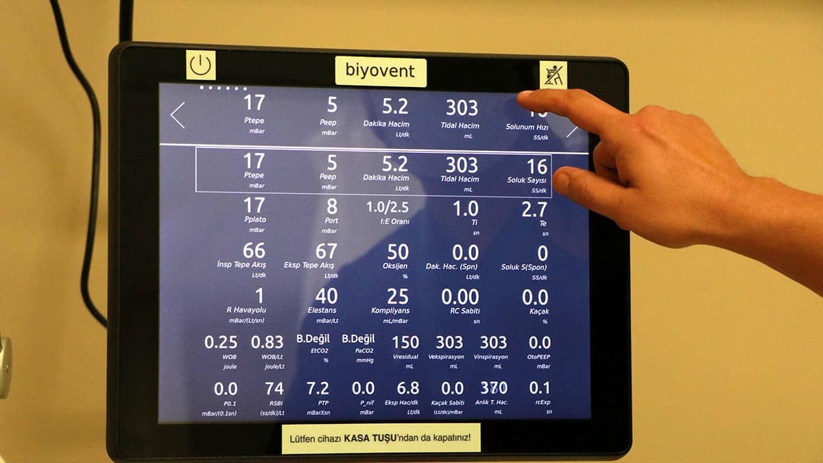 Türkiye’de üretilen yerli solunum cihazı (ventilatör) hastanelerde kullanılmaya başlandı.