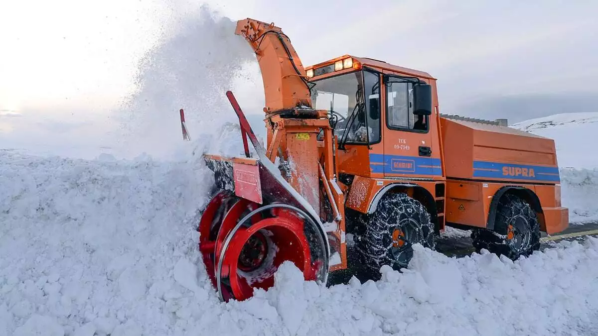 12 bin 626 kişilik personel ile kar ve buz mücadelesi