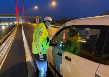 15 Temmuz Şehitler Köprüsü'nde denetimler sürüyor