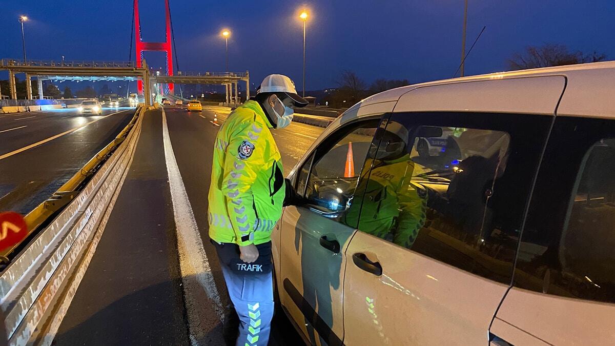15 Temmuz Şehitler Köprüsü'nde denetimler sürüyor