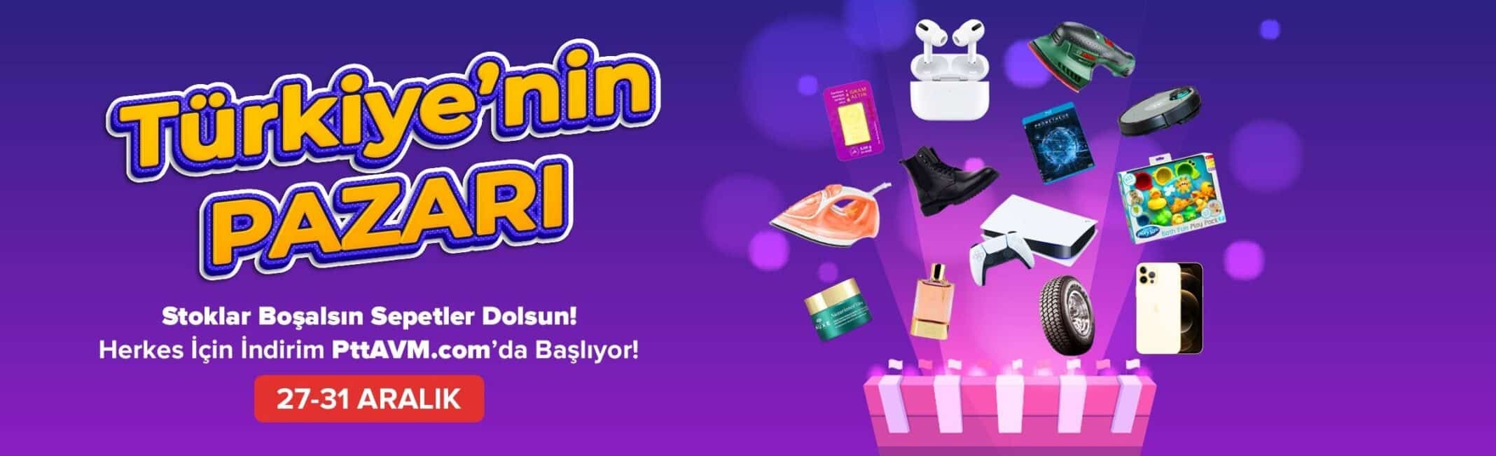 PttAVM.com'da Yılın Son Pazarı Türkiye'nin Pazarı