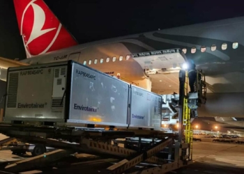 Aşılarımız Esenboğa Havalimanına ulaştı