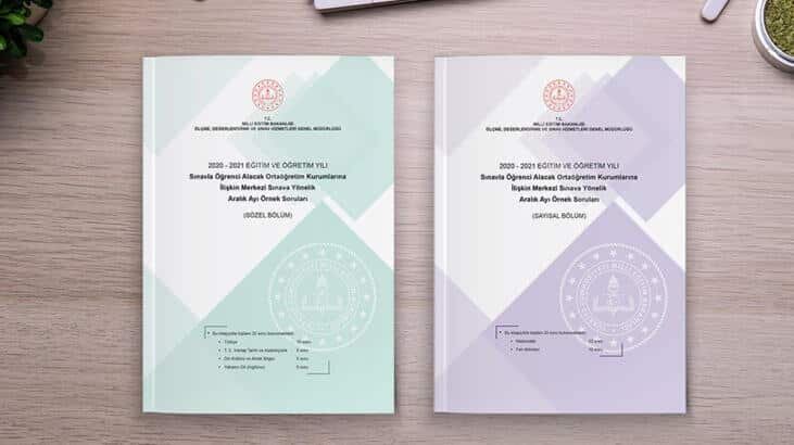 LGS Aralık ayı örnek soru kitapçığı yayımlandı