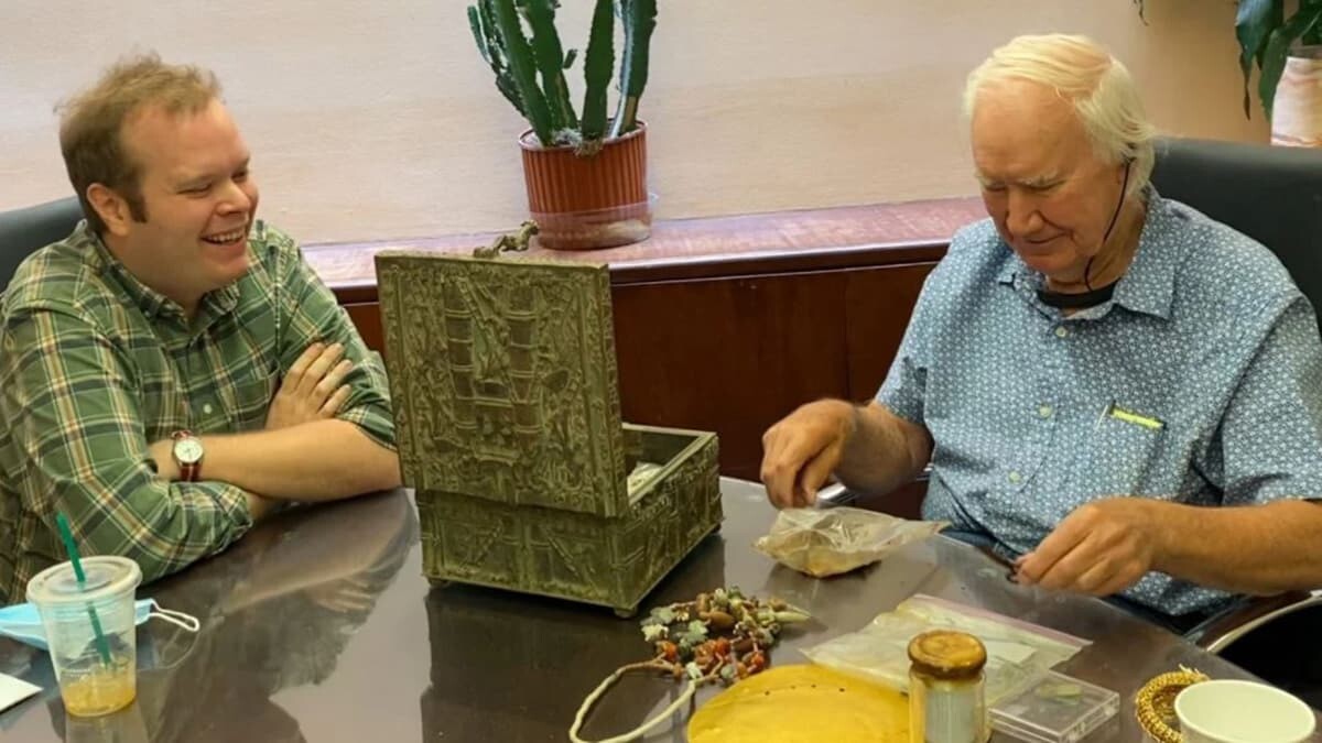 Hazine sandığını bulan kişinin kimliği açıklandı