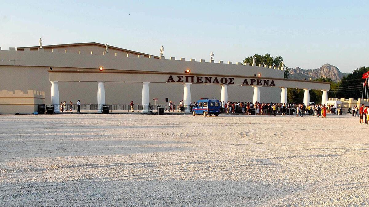 'Aspendos Arena'nın mühürlenmesine ilişkin açıklama