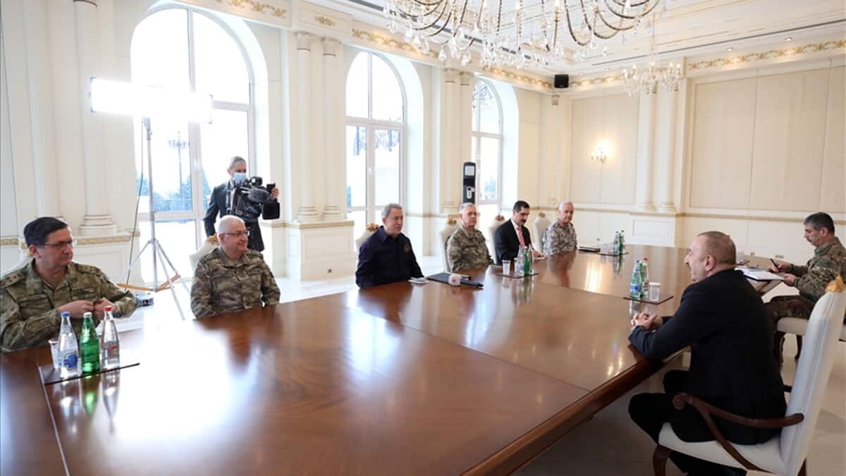 Akar, İlham Aliyev tarafından kabul edildi