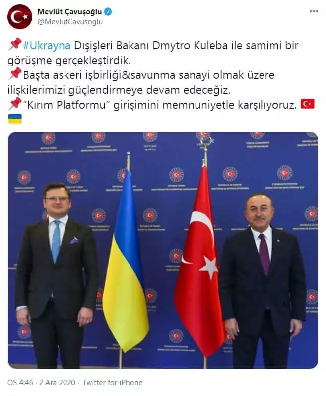 Bakan cavusoglu ukrayna disisleri bakani ile gorustu 2441 dhaphoto2 - politika, ak parti haberleri - haberton