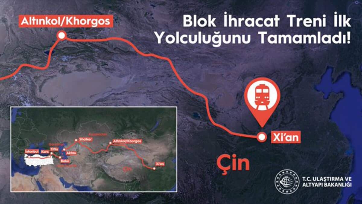 Çin İhracat Treni demir yolu taşımacılığındaki zaferimizdir