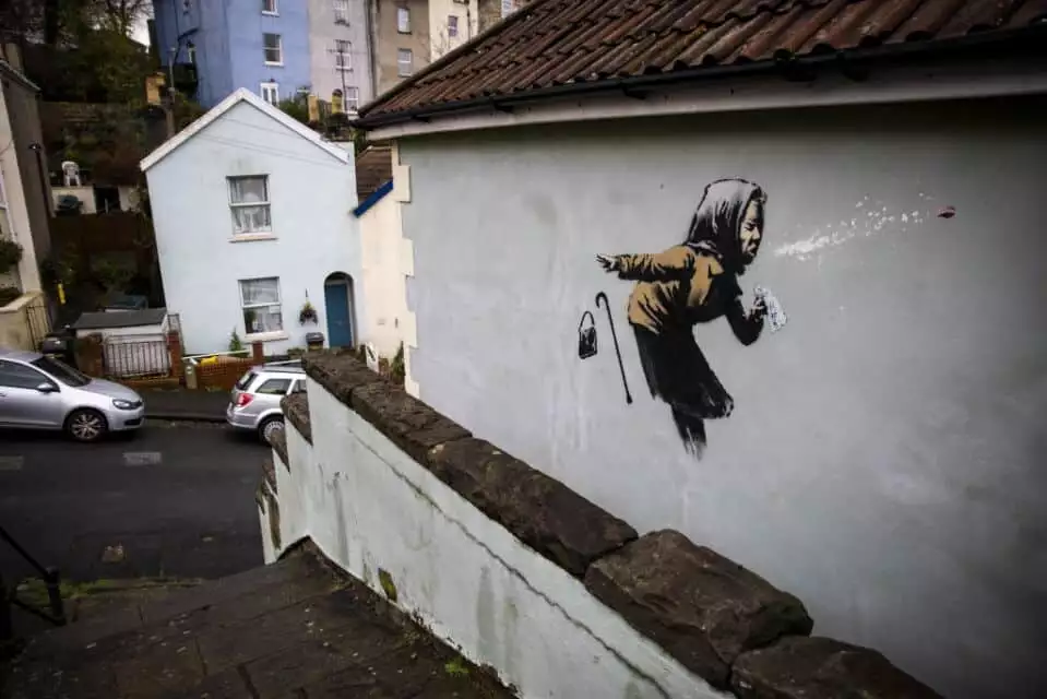 Banksy'nin yeni eserini yaptığı evin satış değeri 17 kat arttı