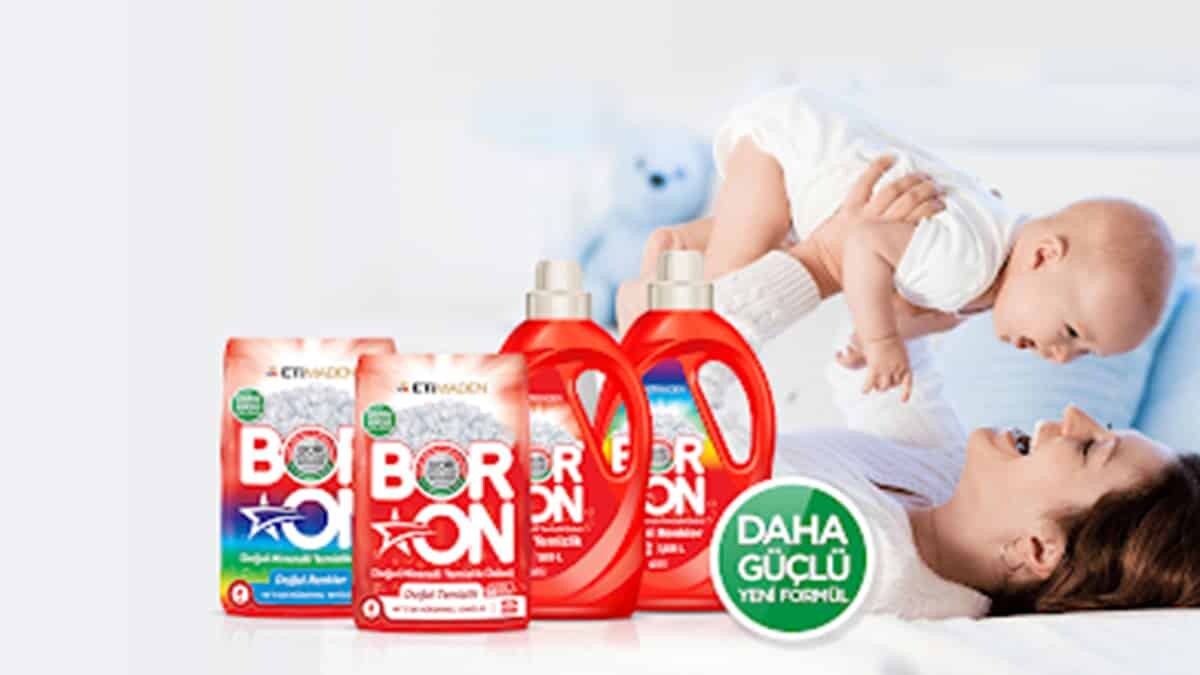 BORON çamaşırdan sonra şimdi de bulaşıkta