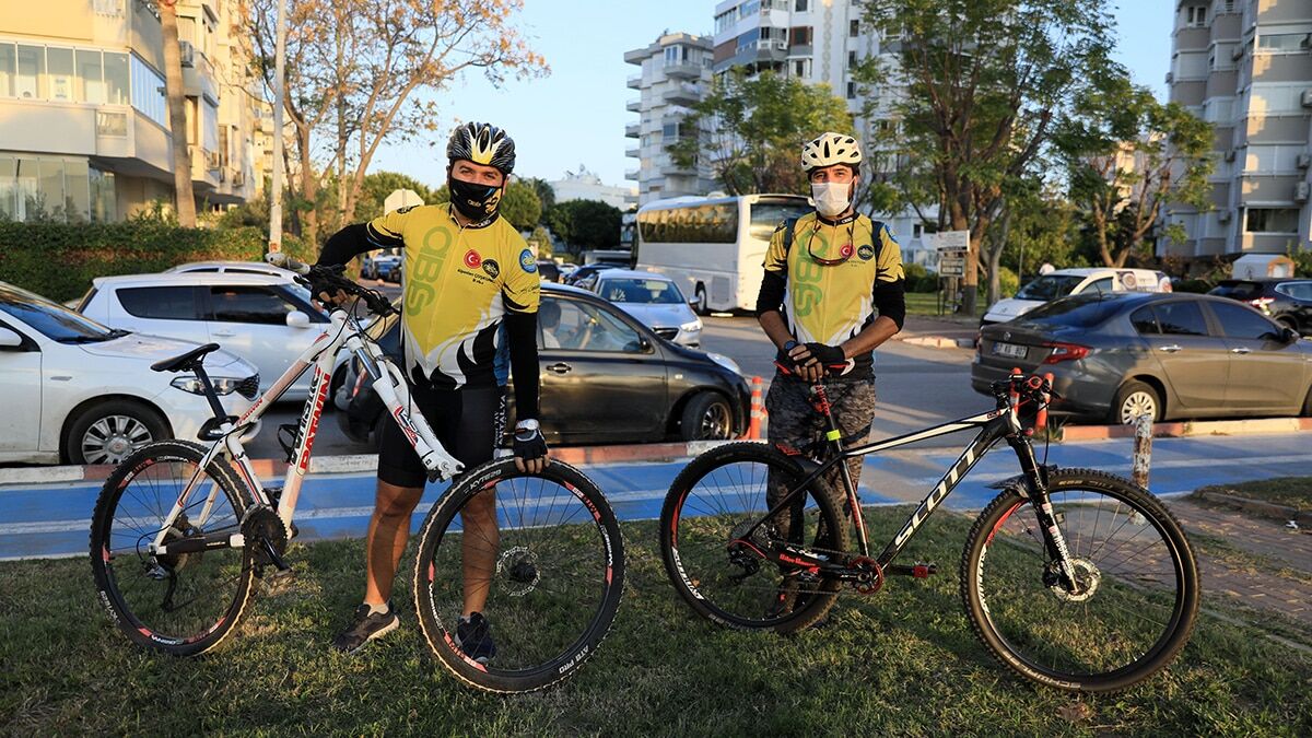 Çalınan 3 bin lira değerindeki bisikletini buldu