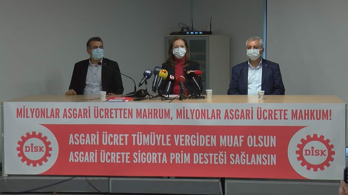 DİSK: Asgari ücret net 3 bin 800 lira olmalı
