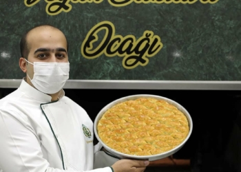 Vegan baklava üretildi