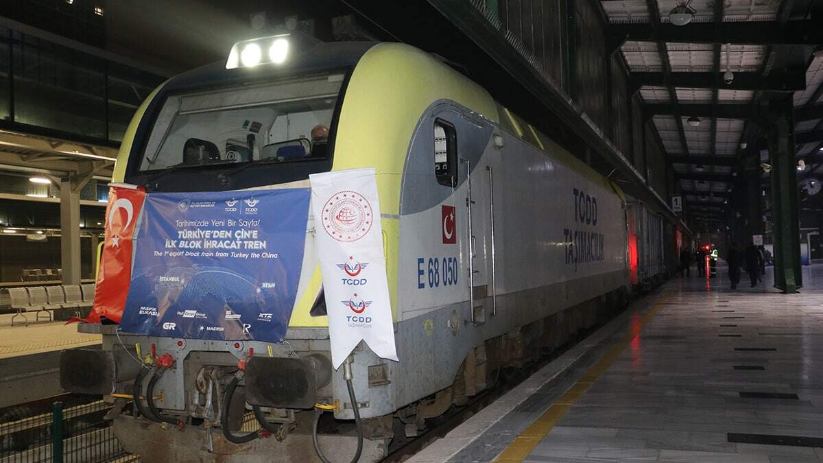 İhracat treni Çin'e 12 günde ulaşacak
