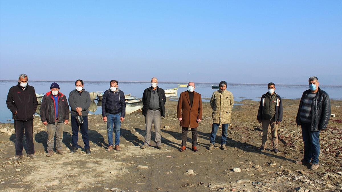 Marmara Gölü'nde derinlik 40 santimetreye düştü