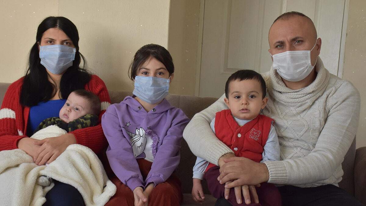 Rüzgar bebeğe yardım eli uzandı