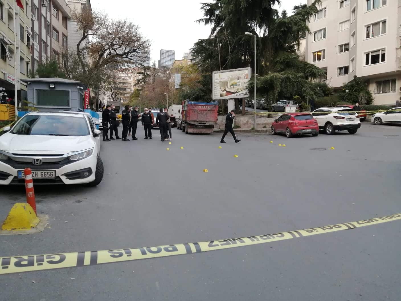 Şişli'de polis merkezinin önünde silahlı saldırı