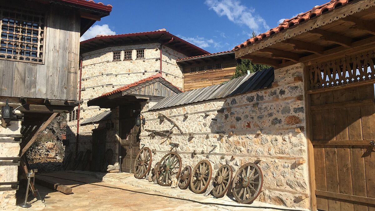 Tarihi köyde etnografya müzesi