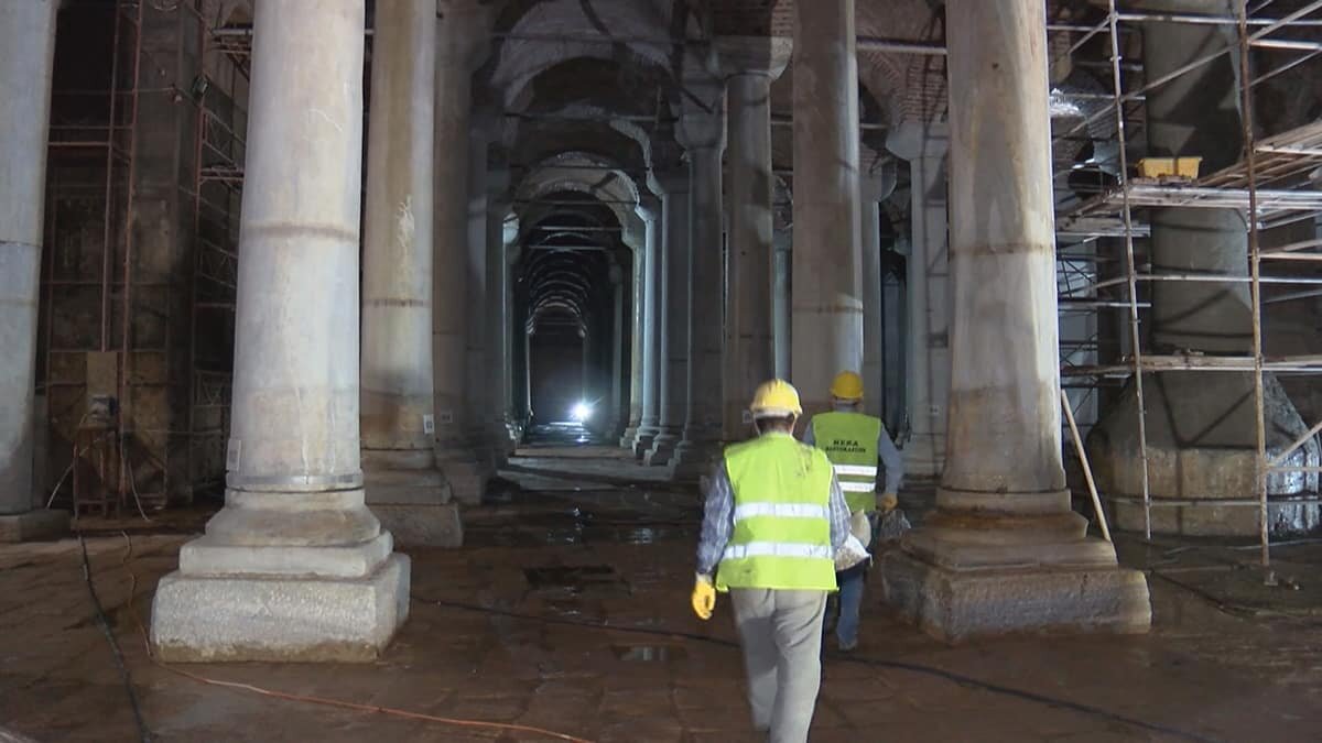 Yerebatan Sarnıcı'nda çökme riski