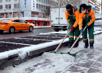 Çankaya kar ve buzlanmayla mücadele etti