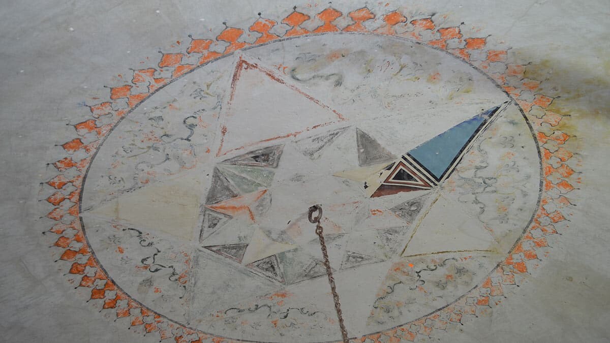 Kalem işi bezemeler gün yüzüne çıkarıldı