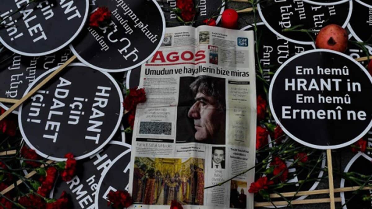 Hrant Dink öldürülüşünün 14'üncü yılında anıldı
